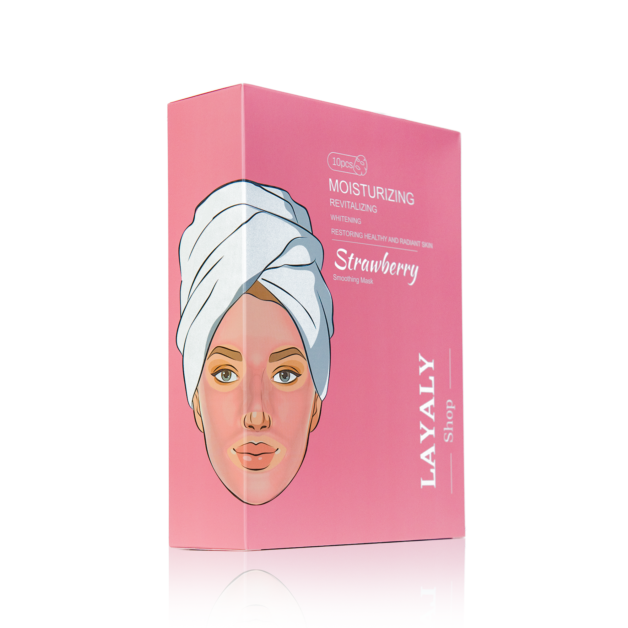 Face Mask - Strawberry - Layalyshop