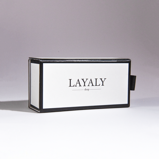 Black & White Rectangle Box - Layalyshop