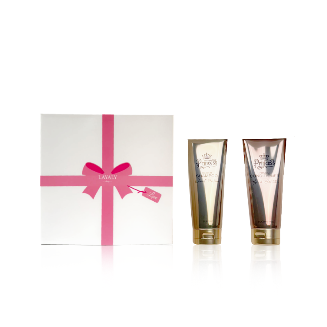 Princess Premium Hair Care Set (Shampoo & Conditioner) - Layalyshop